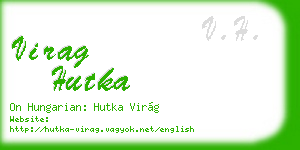 virag hutka business card